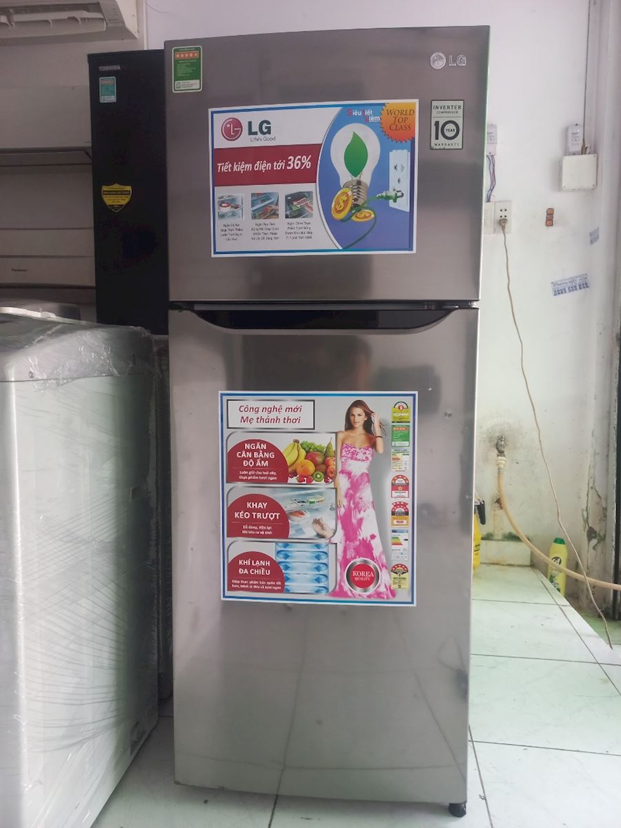 Tủ lạnh LG inverter 200 lit . Miễn phí vận chuyển 